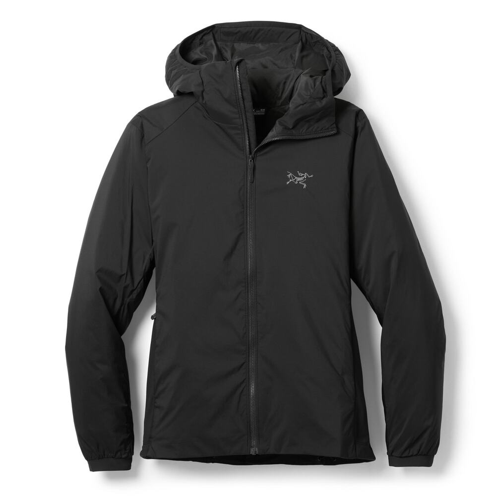 Arc'teryx Atom Hoody Jacket Black Womens Small S Arc-teryx Insulated Hooded
